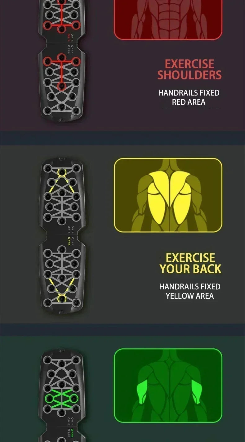 Portable Multifunctional Push-up Board Set