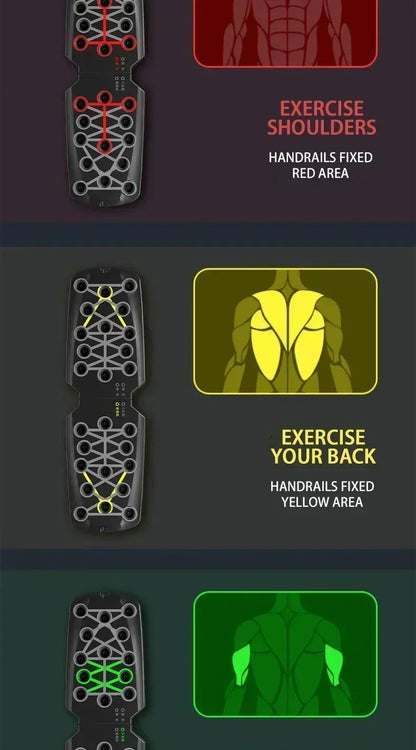 Portable Multifunctional Push-up Board Set