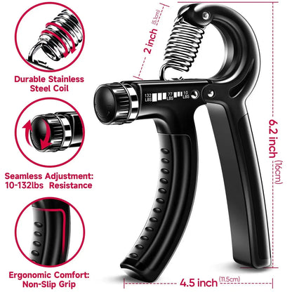 5-60Kg Adjustable Grip Strength Trainer pack