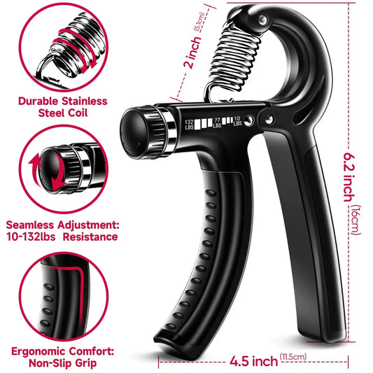 5-60Kg Adjustable Grip Strength Trainer pack