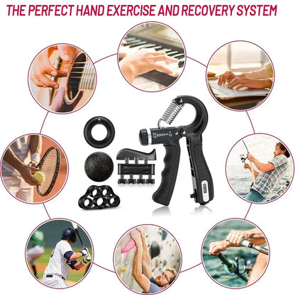 5-60Kg Adjustable Grip Strength Trainer pack